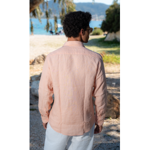 Πουκάμισο 19V69 Italia Versace Abbigliamento Amalfi σομόν