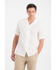 Πουκάμισο Vittorio εκρού SLIM FIT