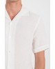 Πουκάμισο Vittorio εκρού SLIM FIT