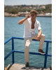 Πουκάμισο Vittorio εκρού SLIM FIT