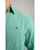Πουκάμισο Tommy Jeans μέντα SLIM FIT
