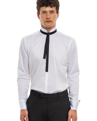 Πουκάμισο Karl Lagerfeld άσπρο