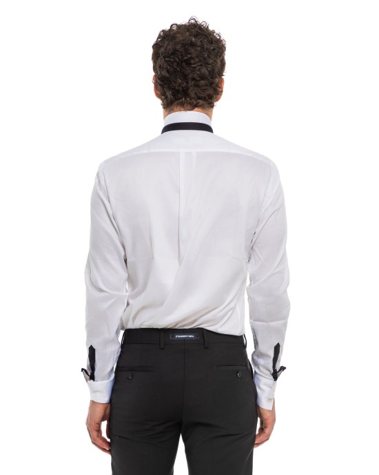 Πουκάμισο Karl Lagerfeld άσπρο OVERSHIRT