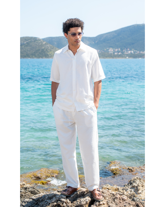 Πουκαμίσα Diverse άσπρο OVERSHIRT