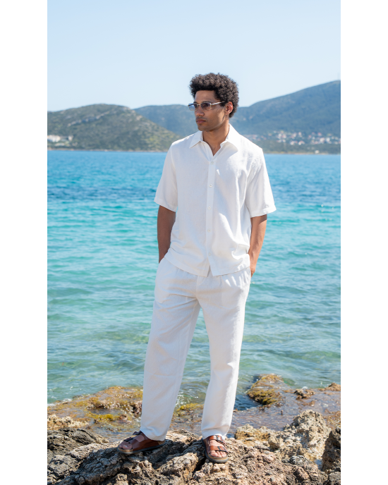 Πουκαμίσα Diverse άσπρο OVERSHIRT