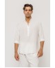 Πουκάμισα Vittorio άσπρη OVERSHIRT