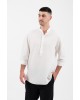 Πουκάμισα Vittorio άσπρη OVERSHIRT