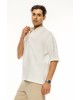Πουκάμισα Vittorio άσπρη OVERSHIRT