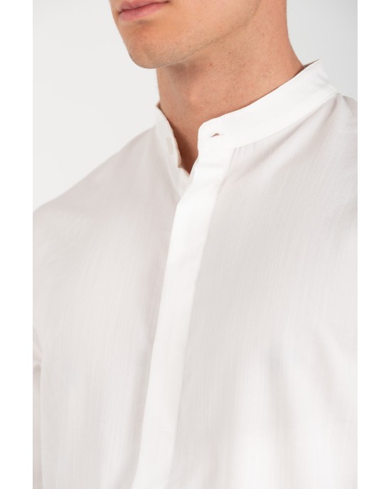 Πουκαμίσα Vittorio Miro άσπρο OVERSHIRT