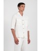 Πουκαμίσα Vittorio Sunrise άσπρο OVERSHIRT