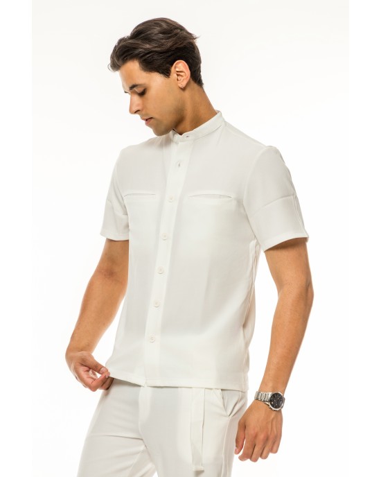 Overshirt Rebel άσπρο OVERSHIRT