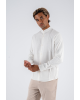 Πουκαμίσα Diverse άσπρη OVERSHIRT