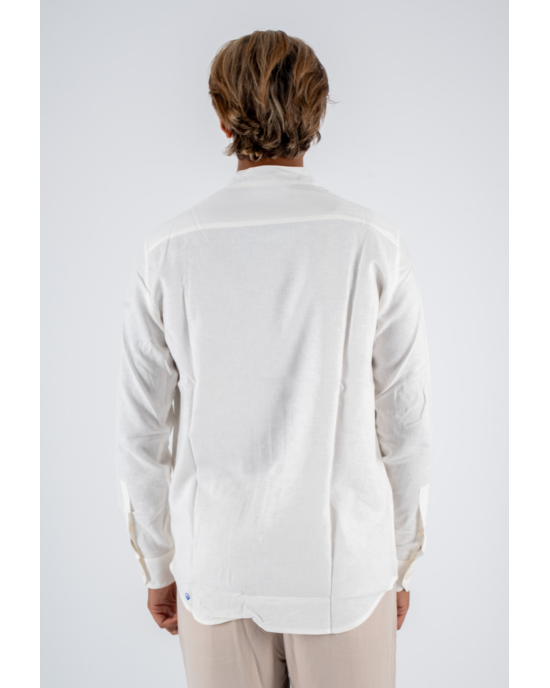 Πουκαμίσα Diverse άσπρη OVERSHIRT