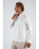 Πουκαμίσα Diverse άσπρη OVERSHIRT