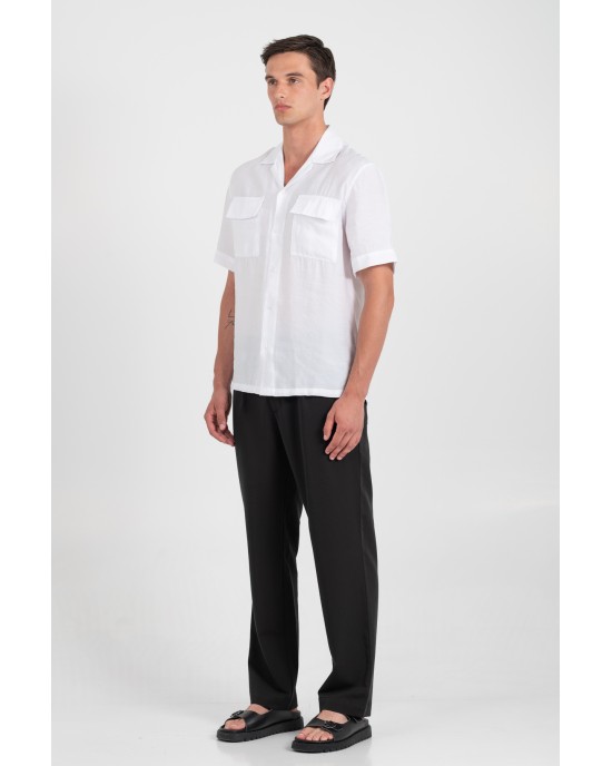 Πουκάμισο Vittorio άσπρο OVERSHIRT