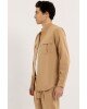 Πουκάμισο Vittorio Aviano μπεζ OVERSHIRT