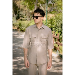 Πουκάμισο Vittorio Aviano μπεζ