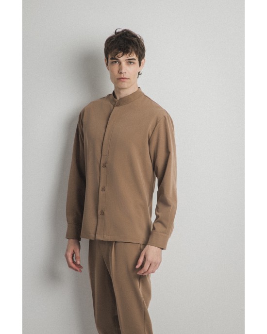 Overshirt Montavero μπεζ OVERSHIRT
