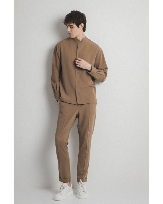 Overshirt Montavero μπεζ OVERSHIRT