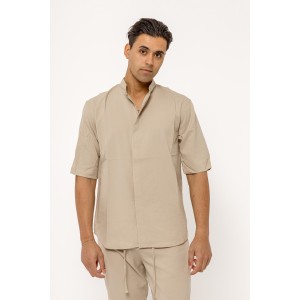 Πουκάμισο Vittorio Santo μπεζ Πουκάμισο Vittorio Santo μπεζ