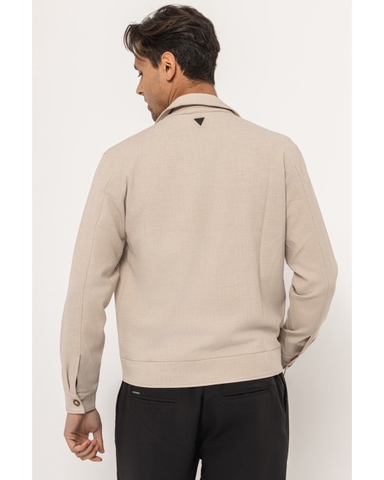 Πουκαμίσα Vittorio Parma γκρι OVERSHIRT