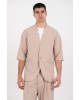 Πουκάμισο Vittorio Alberto μπεζ OVERSHIRT