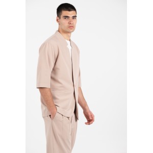 Πουκάμισο Vittorio Alberto μπεζ Πουκάμισο Vittorio Alberto μπεζ