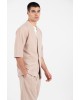 Πουκάμισο Vittorio Alberto μπεζ OVERSHIRT