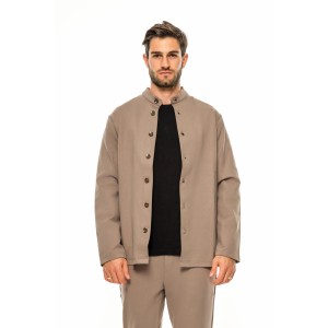 Overshirt Rebel μπεζ