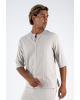 Πουκαμίσα Diverse μπεζ OVERSHIRT