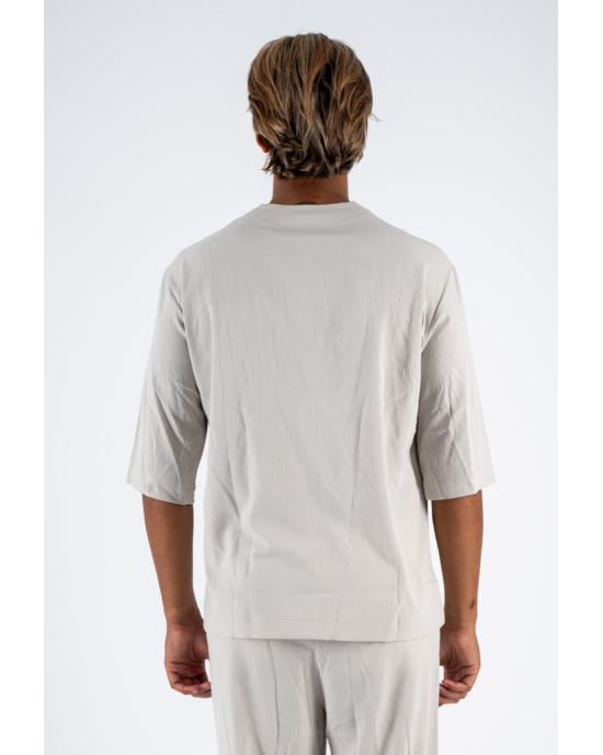 Πουκαμίσα Diverse μπεζ OVERSHIRT