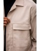 Overshirt Vittorio Arezzio μπεζ OVERSHIRT