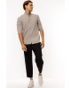 Πουκάμισο Vittorio Agrate μπεζ OVERSHIRT