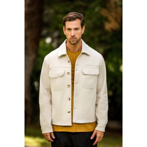 Overshirt Vittorio Mozzio μπεζ Overshirt Vittorio Mozzio μπεζ