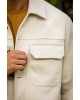 Overshirt Vittorio Mozzio μπεζ OVERSHIRT