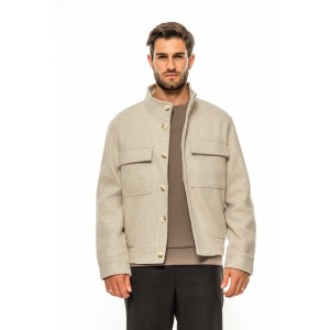 Overshirt Vittorio Mazzano μπεζ Overshirt Vittorio Mazzano μπεζ