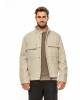 Overshirt Vittorio Mazzano μπεζ OVERSHIRT Overshirt Vittorio Mazzano μπεζ OVERSHIRT
