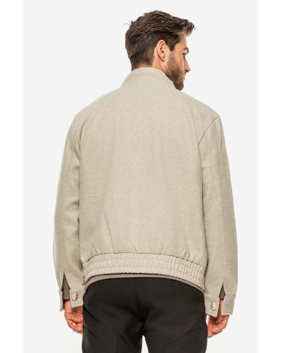 Overshirt Vittorio Mazzano μπεζ OVERSHIRT Overshirt Vittorio Mazzano μπεζ OVERSHIRT