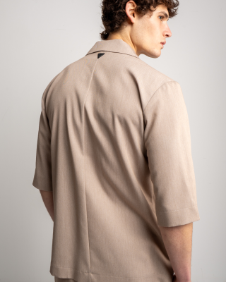 Πουκαμίσα Vittorio Angelo μπεζ