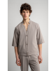 Πουκάμισο Vittorio Benito μπεζ OVERSHIRT