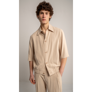 Πουκαμίσα Vittorio Crosseto μπεζ