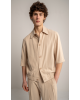 Πουκαμίσα Vittorio Crosseto μπεζ OVERSHIRT
