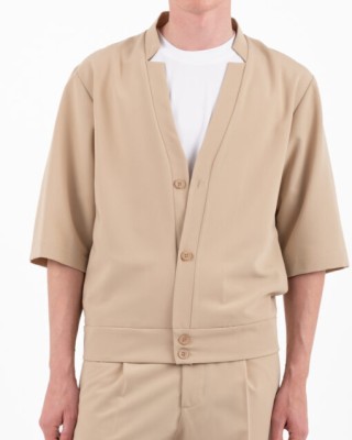 Πουκάμισο Vittorio Benito μπεζ