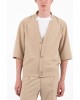 Πουκάμισο Vittorio Benito μπεζ OVERSHIRT