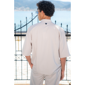 Πουκαμίσα Vittorio Boretto μπεζ