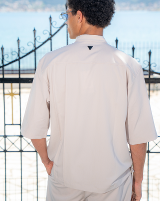 Πουκαμίσα Vittorio Boretto μπεζ