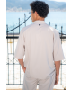 Πουκαμίσα Vittorio Boretto μπεζ OVERSHIRT