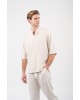 Overshirt Vittorio Morrone μπεζ OVERSHIRT