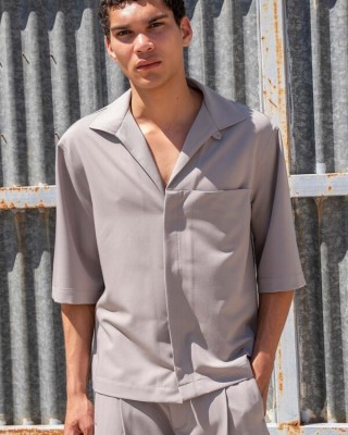 Overshirt Vittorio Venti μπεζ