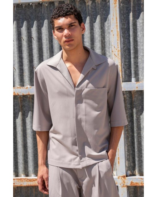 Overshirt Vittorio Morrone Venti μπεζ OVERSHIRT